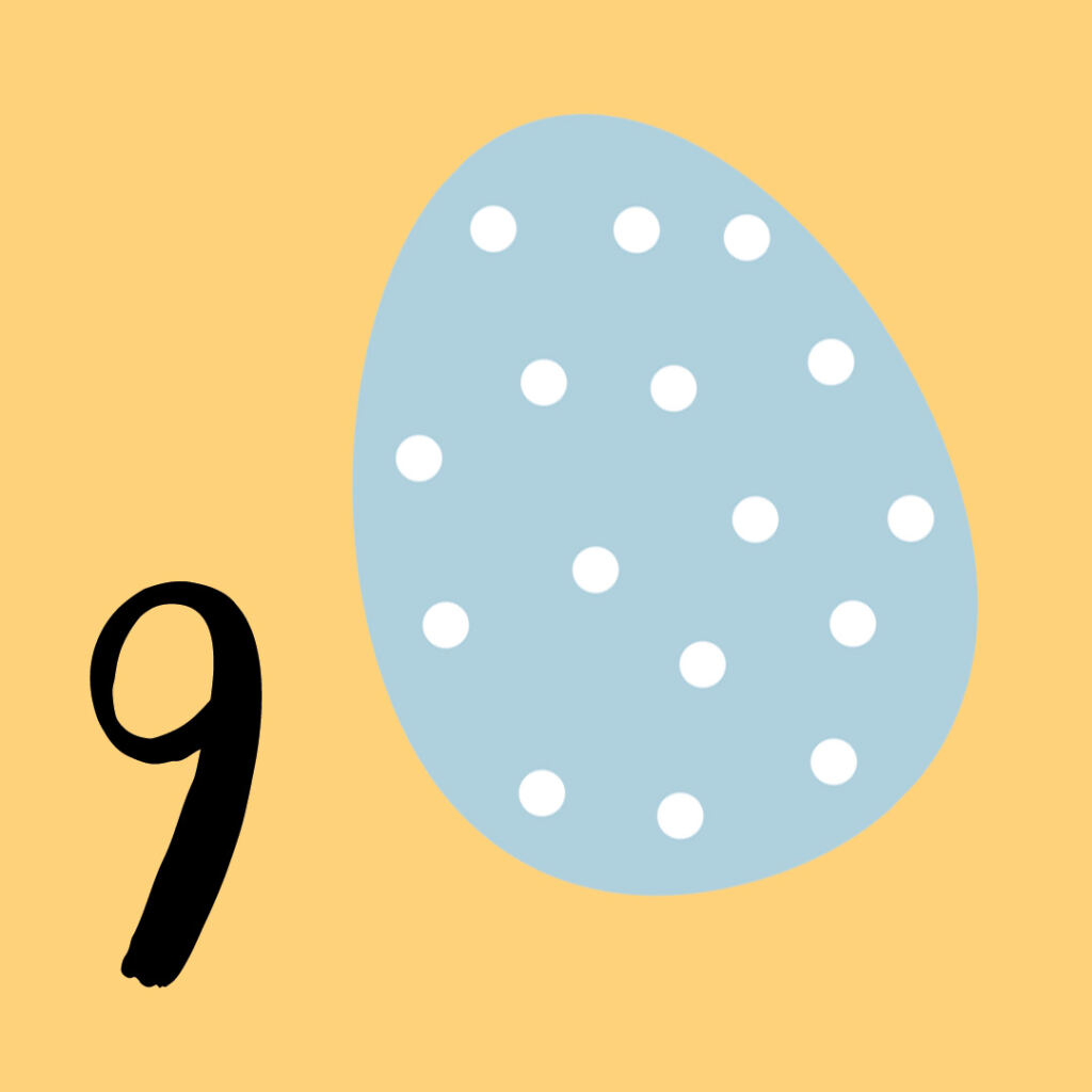 Osterkalender 2025 Tür 9