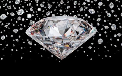 Diamanten fallen vom Himmel